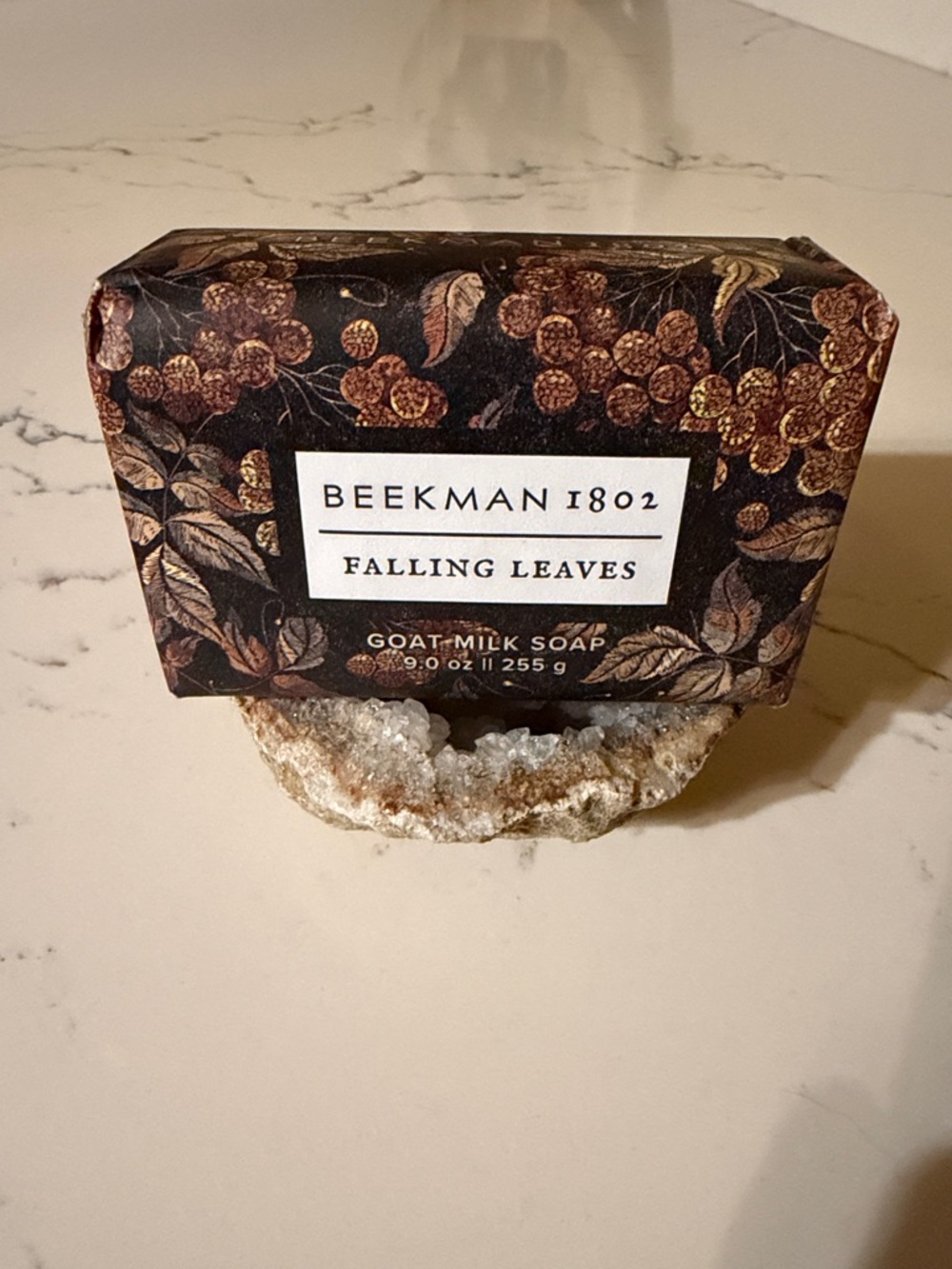 Beekman 1802 FALLING LEAVES 9 oz Goat Milk Bar Soap NEW Sealed Made In USA